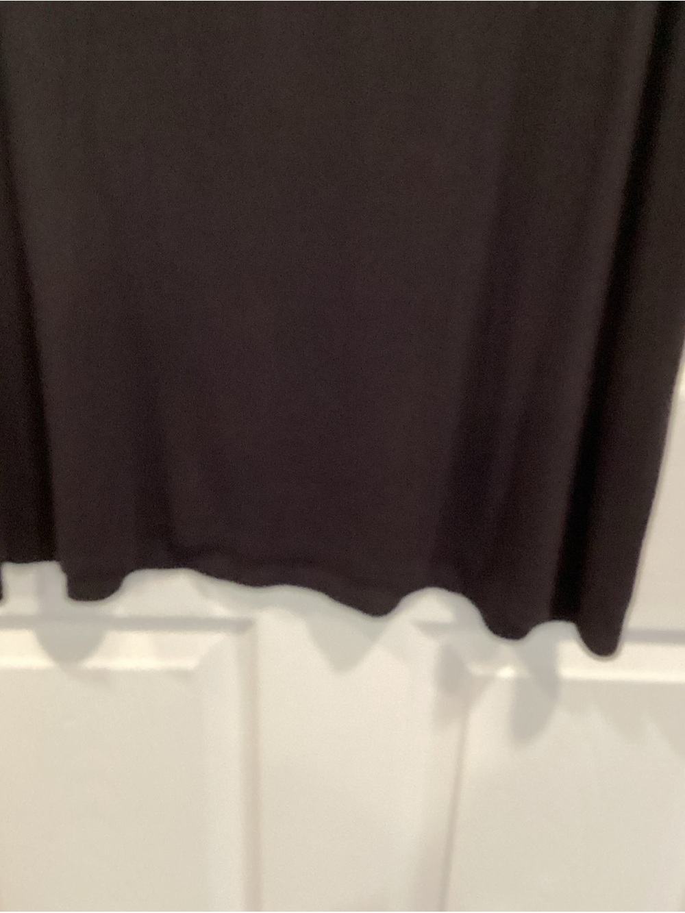 Nine West Black Short Sleeve Crewneck Tee - Picture 4 of 5